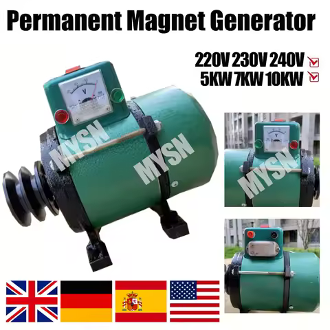 230V 240V 10KW Free Energy Permanent Magnet Generator Household 220V 7KW Generator Lighting Farm Out