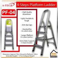 A-TECH™ ★ Aluminium Platform Step Ladder ★【3 Step - 4 Step - 5 Step - 6 Step - 7 Step】