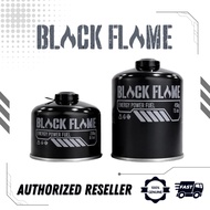 (MADE IN KOREA) BLACK FLAME Butane Gas Cartridge 230g  / 450g (Original) EN417 Screw Type