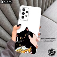 Case Samsung Galaxy A73 Fashion Case Cat Softcase Samsung Galaxy A73 Silicone Pro Camera Casing Sams