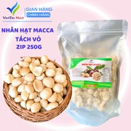 Nhân Hạt Macca Vỡ Đôi Zip Hút Chân Không VietTin Mart