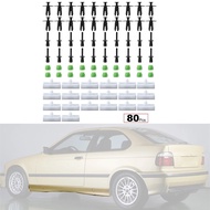 【VAR】80PCS For For For For BMW E36 316i 318i M3 Side Sill Skirt Clips Rocker Panel Moulding Clip