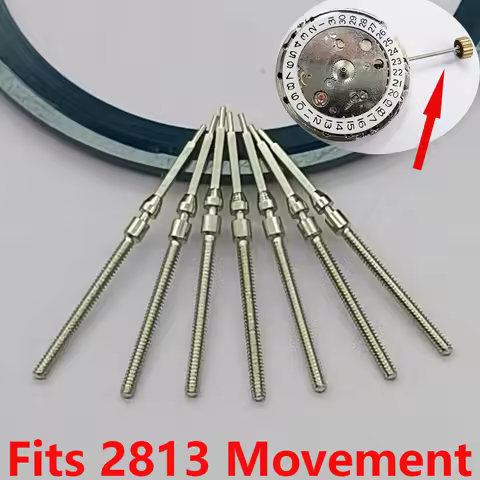 Men's Watches Crown Stem Fits 2813 Movement Watch Repair Watch Crown Stem 316 Stainless steel Watch 