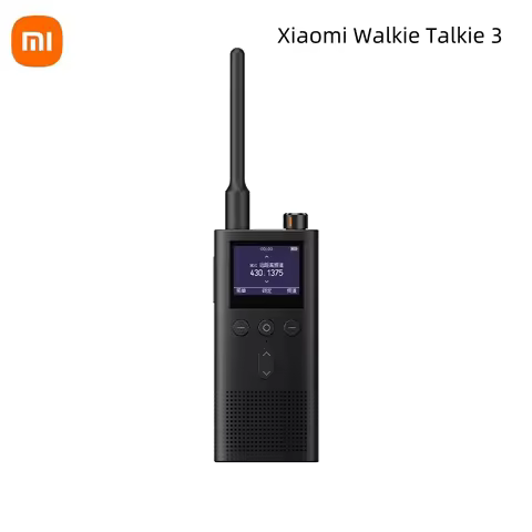 Xiaomi Walkie Talkie 3 1.77"Color Screen 5W Power 13day Standby Dual Mode 6km Call Distance IP65 Out