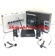 Mic Wireless Hardwell CLX 1 Dual Clip On And Headset Multichannel