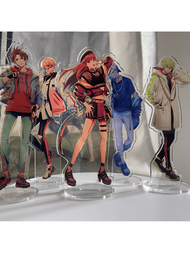 1 ชิ้น อนิเมะ Paradox Live, Sugasano, Aren Hajun, ตั้งโต๊ะและตกแต่งบ้าน ตั้งแสดงแบบตุ๊กตา, 15 ซม. พว