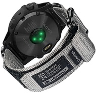 (torbollo) ガーミンベルト 26MMナイロンスポーツバンド Garmin F?nix 8 Solar 51mm，Fenix 5X/5X Plus/6X/6X Pro/6X