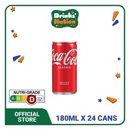 [Wholesale - 24s] Mini Coca-Cola Classic Coke  ( Can 180ML )
