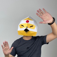 Halloween halloween halloween costume Halloween Funny Japanese Foot Basin Chicken Headgear Dobby Lit