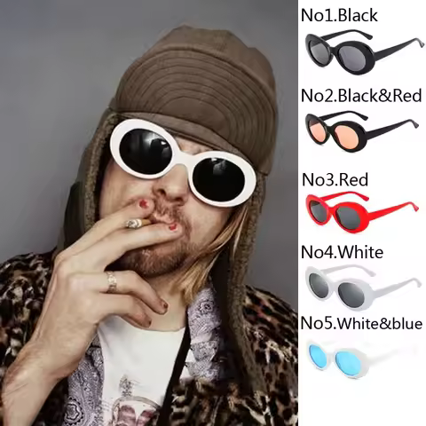 Hot NIRVANA Kurt Cobain Sunglasses Women Men Fahion Female