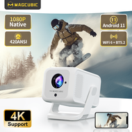 HY310X Android 11 Projector Magcubic 0.8:1 Throw Ratio Native 1080P 180°Flexible Rotating With Auto 