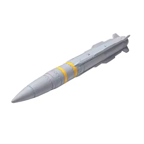 1PCS Simulation AIM‑424 Malice Long-Range Air-to-Air Missile Model 1/48 1/72 Scale Decorative Part f