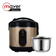 Mayer Rice Cooker with Stainless Steel Pot 1L MMRCS10 / 1.8L MMRCS18