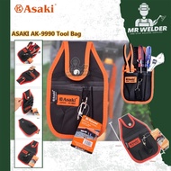 ASAKI JAPAN AK-9990 WAIST TOOL BAG 6 COMPARTMENT TOOL BAG | ASAKI HEAVY DUTY TOOLS BAG / BAG PAKU (A