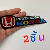 สติ๊กเกอร์ Honda Logo โลโก้ รถยนต์ ฮอนด้า สติกเกอร์ 2ชิ้น 3D ปั๊มนูน แต่งรถ ติดรถ ติดกระจก ติดข้างรถ