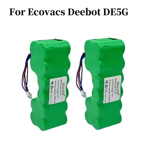 12V 3000mAh Replacement Ni-CD Battery for Ecovacs 10001568 10002167 DD3G DD4G DE5G DD35 DG710 DM88 Z