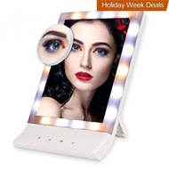 Mirror 18 LED Makeup Mirror with Removable 10X Magni Giuaerb Euph Lighted  Vanit