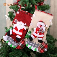 [Featured]Christmas Decoration Products/Fireplace Ornament/ Large Christmas Stocking Gift Candy Bag/