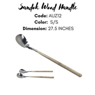 ♞Sandok Set Stainless Half wooden