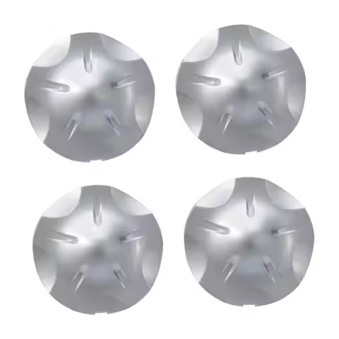 Practical Car Wheel Center Cap Silver PP 17.9cm Hub Covers for Isuzu D-MAX 2012-2016 Direct Replace