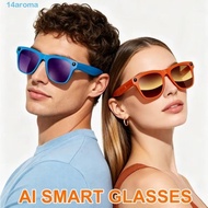 AROMA Smart AI Glasses, 8MP HD Camera Video Recording AI Smart Glasses, Multifunctional Waterproof B