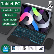 Tablet Android Asli Tablet Baru Dijual 16GB+512GB Tablet Dual SIM 5G Tablet Game