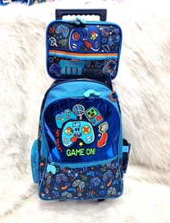 VEST U2116-7 กระเป๋านักเรียนล้อลาก เป็นเป้สะพายได้ด้วย มาพร้อมกระเป๋าเก็บอุณหภูมิเป็นเซ็ตคู่กัน คาร์