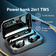 (GL) TWS F9-5 BLUETOOTH GAMING HEADSET F9 WIRELESS POWERBANK