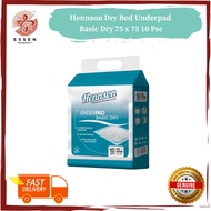 Hennson Basic Dry Underpad 75 x 75cm 10's