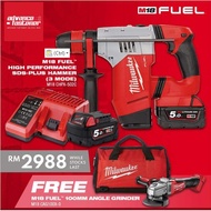 Milwaukee Buy 1 Get 1 Free Combo Set RM 2988 ( M18 CHX, M18 FPD2, M18 5.0Ah Battery, M18 Charger and Contractor Bag )