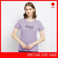 [CLEARANCE] Special Live C2 Lineli Violet T-Shirt Wanita