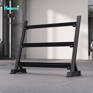 footful Space-Saving 3-Tier Dumbbell Rack Compact Dumbbell Rack Stable Long-Lasting for Fitness Enth
