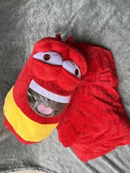 ตุ๊กตาหนอนหรรษาลาวา larva -(มีสีแดง สีเหลือน สีชมพู)-ขนาด40*60cm