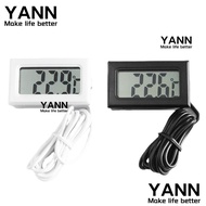 YANN1 2pcs Digital LCD Thermometer Aquarium Waterproof Sensor Probe Fridge Freezer Temperature Gauge