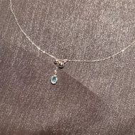 A Blue Teardrop Necklace