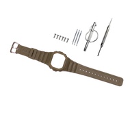 Ốp Dây Đeo Bằng Nhựa Cho Dây Đeo Cao Su Chống Nước G-SHOCK DW5600 GW5000 GW5035 GW5030 Cho Phụ Kiện