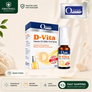 D-Vita Vitamin D3 Oral Spray 8ml | Fast-Absorbing Vitamin D3 for Kids & Adults | EXP: 10/2027