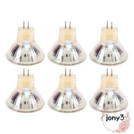 JONY 6PCS GU4 LED Bulb, 3W 12V MR11 LED Bulb, Easy Glass LED Light Bulb Ceiling Lights