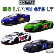 Kinsmart 1:36 Mc Laren 675 LT Diecast Collectible Model Toy Car (17625) Raion Boys Toys