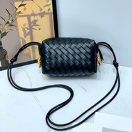 BV Home Woven Bag 2025 New Style Portable Shoulder Messenger Bag Metal Knot String Adjustable bv Sma