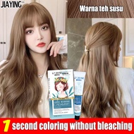 tidak pernah pudar FENKANG Pewarna Rambut cat rambut100ML*2  permanent korea Tidak merusak Plant Hea