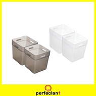 [Perfeclan1] 2pcs Refrigerator Side Door Box Refrigerator Organizer Refrigerator Organizer Box for Refrigerator Cabinets Pantry Small Items Fruit