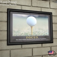 Black Aluminium Snap Frame A4 A3 A2 For Gambar Poster Certificate Photo Frame