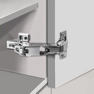 180 Degree Special Cushioning Two-Stage Force Hinge Flat Door Cabinet Hinge 180°Wardrobe Damping Cus
