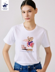 Beverly Hills Polo Club เสื้อยืดคอกลมแขนสั้น ลายน้องหมีฮาวาย รุ่น BNSR317