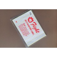 Label Fight No. 99 / Invitation Name sticker Paper price / Self Adhesive Label 99 sticker