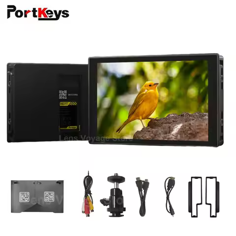 Portkeys HD7T 7" Touchscreen Camera Field Monitor IPS 4K HDMI-compatible Profissional Camera Studio 