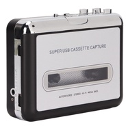 ASHATA Cassette to MP3 Converter Player, Portable Cassette Player with Headphones, 3.5mm Audio Jack,
