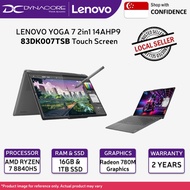 LENOVO YOGA 7 2in1 14AHP9 83DK007TSB Touch Screen (AMD RYZEN 7 8840HS/16GB/1TB SSD/AMD Radeon 780M /