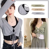 Korean tops Lace-up two-piece women's short t-shirt Hanging neck camisole bottoming shirt